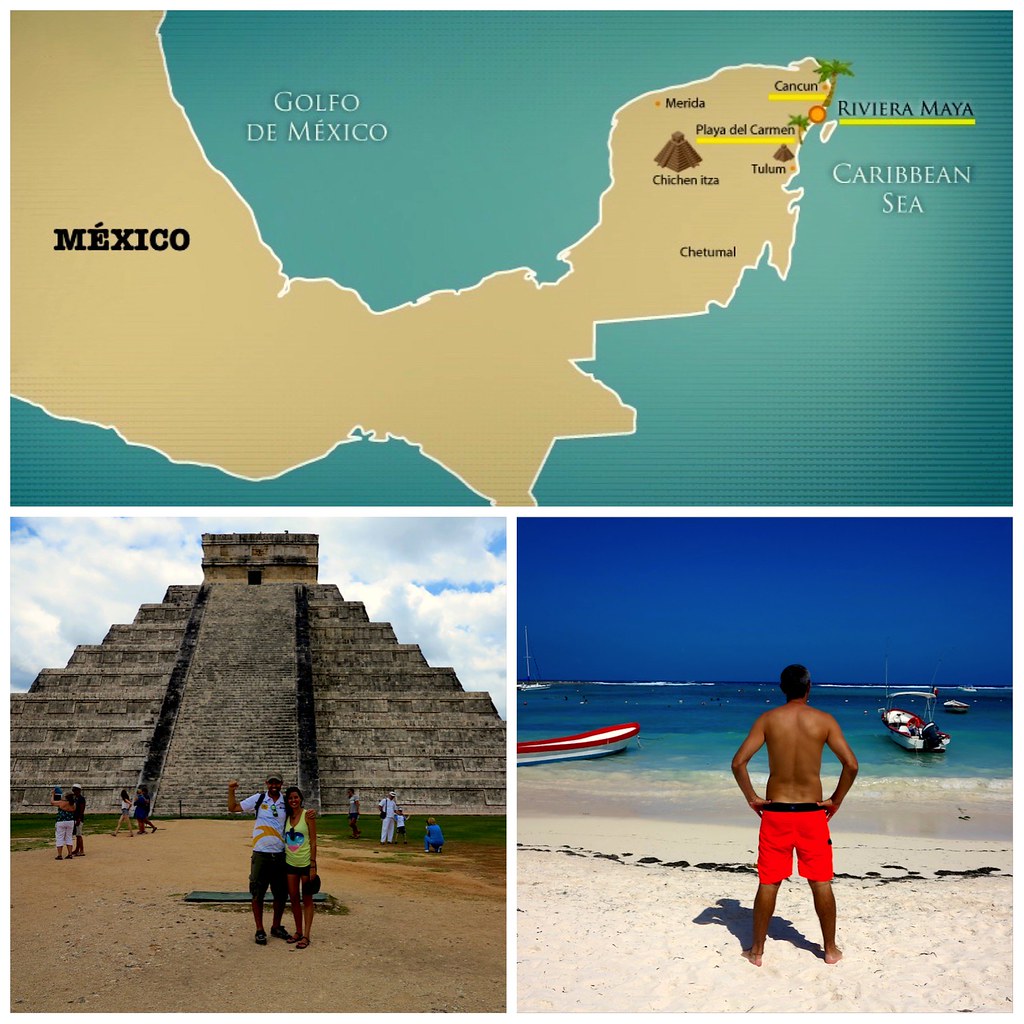 Excursiones de un día a destinos cercanos, como la Isla Mujeres, Tulum y Chichen Itza